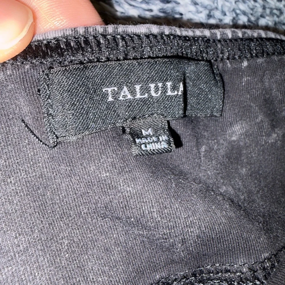 Talula Charcoal Acid Wash leggings Size M - Picture 3 of 8